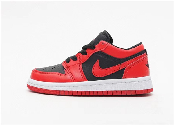 Youth Running Weapon Air Jordan 1 Black/Red Low Top Shoes 0079 Youth Running Weapon Air Jordan 1 Black/Red Low Top Shoes 0079